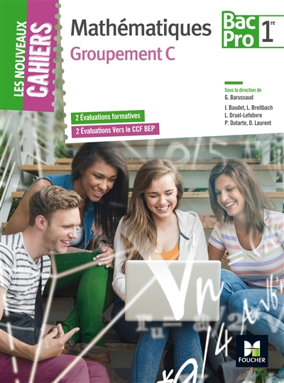 Mathématiques groupement C, 1re bac pro
