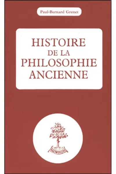 Histoire de la philosophie ancienne