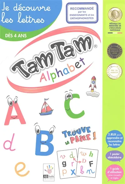 Tam tam alphabet : je découvre les lettres