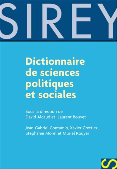 Dictionnaire de sciences politiques et sociales
