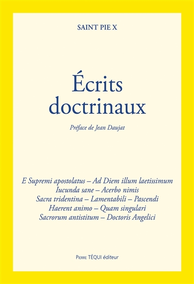 Ecrits doctrinaux