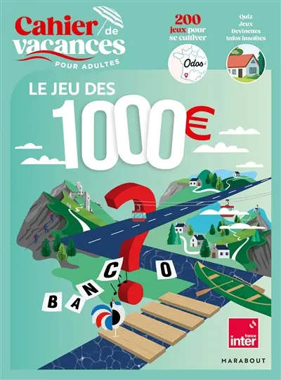 Jeux des 1.000 euros : cahier de vacances