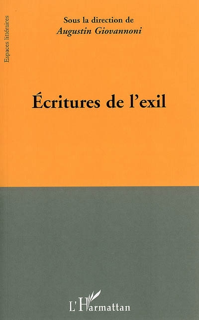 Ecritures de l'exil