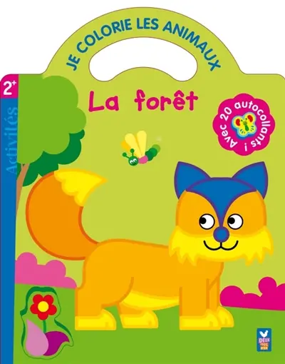 Je colorie les animaux. La forêt : 2+