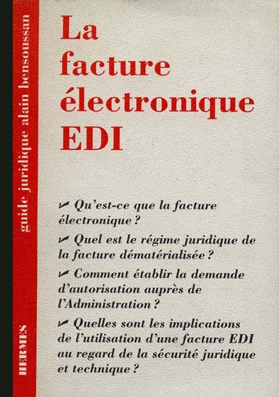 La Facture électronique EDI