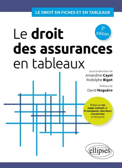 Le droit des assurances en tableaux