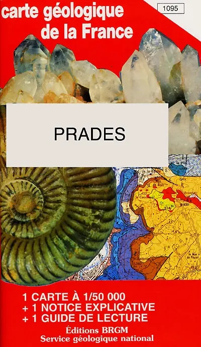 Prades : carte géologique de la France à 1/50 000, 1095