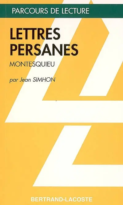 Lettres persanes, Montesquieu