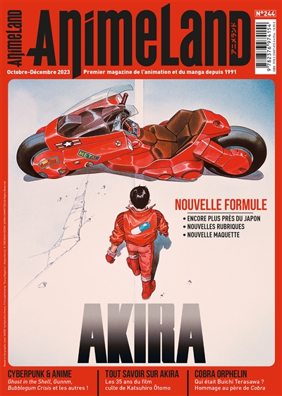 Anime land : le magazine français de l'animation, n° 244. Akira