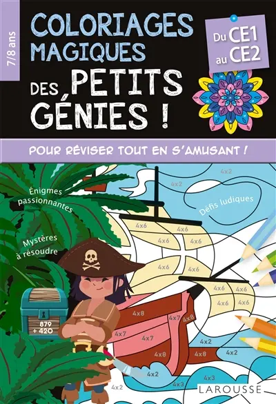 Coloriages magiques des petits génies, CE1-CE2