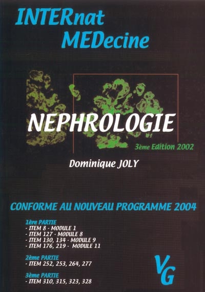 Néphrologie : conforme au nouveau programme 2004