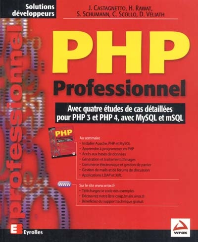 PHP professionnel : avec quatre études de cas détaillées