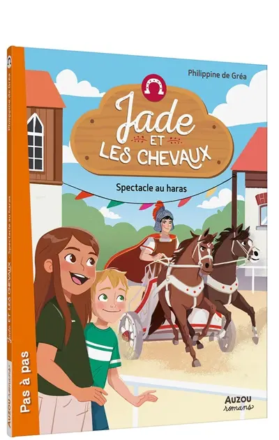 Jade et les chevaux. Spectacle au haras