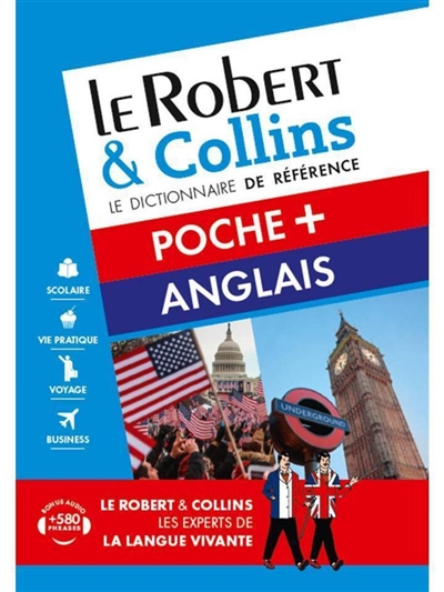 Le Robert & Collins anglais poche + : français-anglais, anglais-français