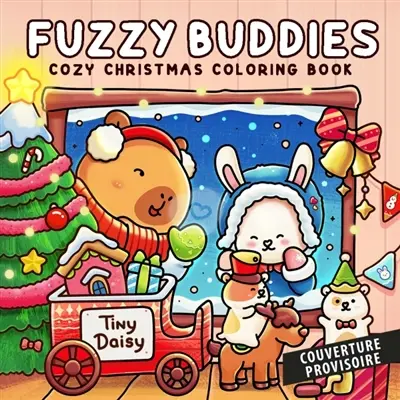Fuzzy buddies : cozy christmas coloring book