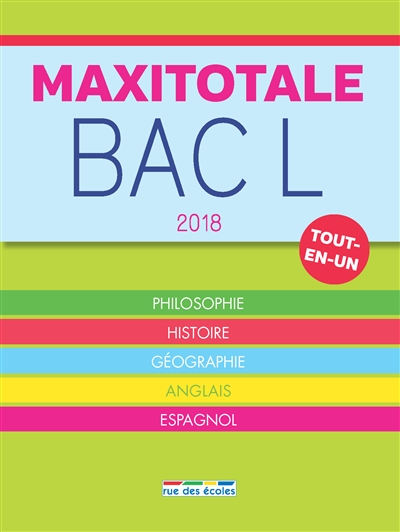 Maxitotale bac L 2018 :...