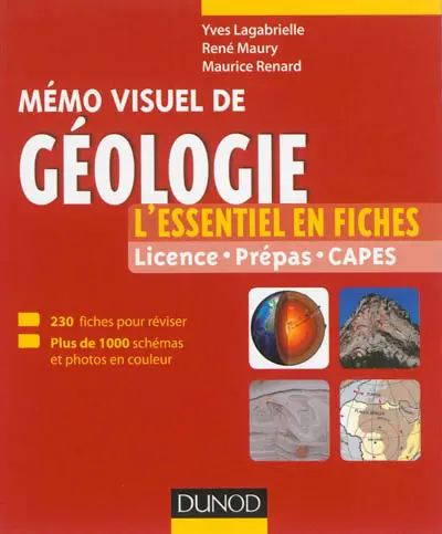 Mémo visuel de géologie : l'essentiel en fiches