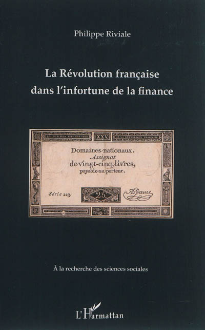 La Révolution française dans l'infortune de la finance