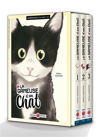 la gameuse et son chat : starter pack volumes 1 à 3