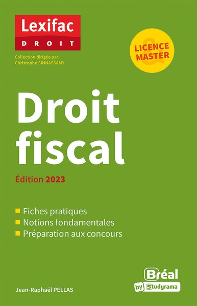 Droit fiscal : licence & master : édition 2023