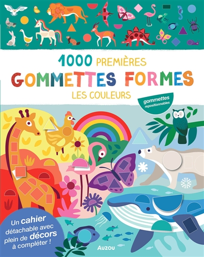 1000 premières gommettes formes : Les couleurs