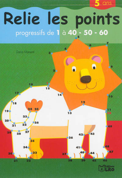 Relie les points : progressifs de 1 à 40-50-60