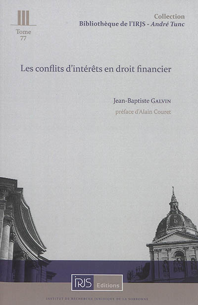 Les conflits d'intérêts en droit financier