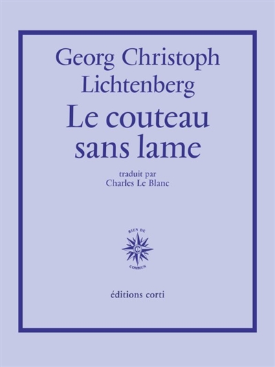Le couteau sans lame