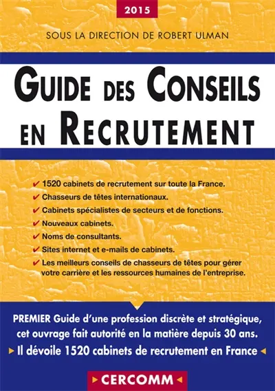 Guide des conseils en recrutement 2015