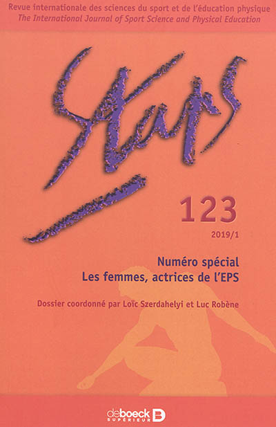 Staps, n° 123. Les femmes, actrices de l'EPS. Women, actors in physical education