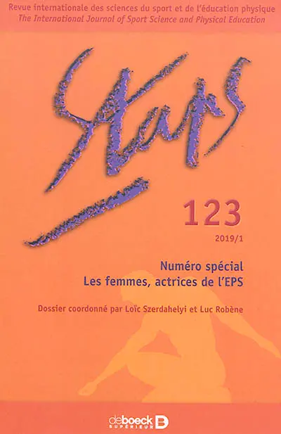 Staps, n° 123. Les femmes, actrices de l'EPS. Women, actors in physical education