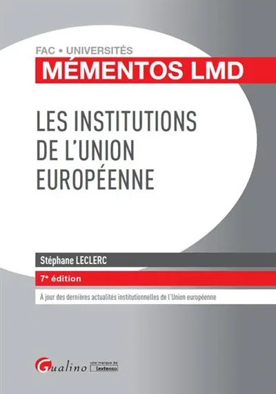 Les institutions de l'Union européenne