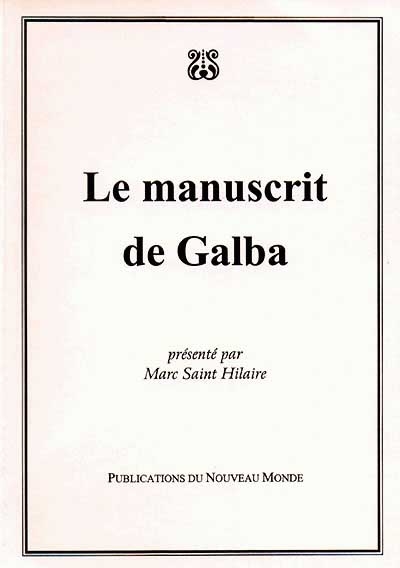 Le manuscrit de Galba