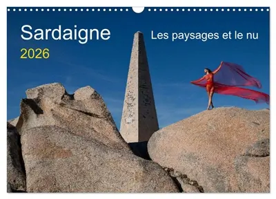Sardaigne : Les paysages et le nu (Calendrier mural 2026 DIN A3 vertical), CALVENDO calendrier mensuel : Photos érotiques au bord de la mer