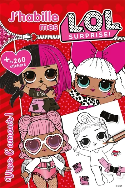 J'habille mes LOL surprise ! : vive l'amour