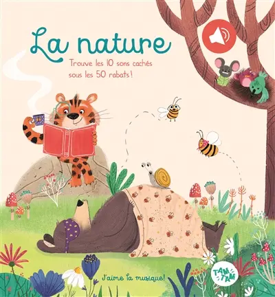 La nature : trouve les 10 sons cachés sous les 50 rabats !