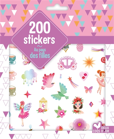 200 stickers : au pays des filles