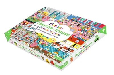 Mon jeu cherche et trouve de tous les jours : 2 plateaux de jeux, 240 images à retrouver