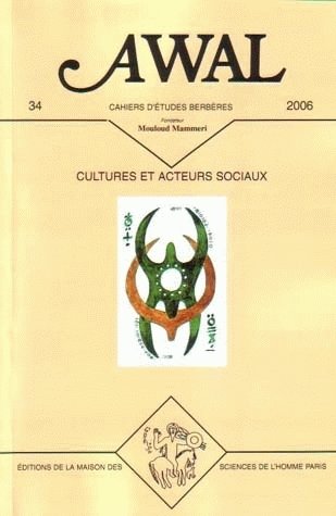 Awal, n° 34. Cultures et acteurs sociaux