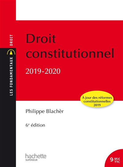 Droit constitutionnel : 2019-2020