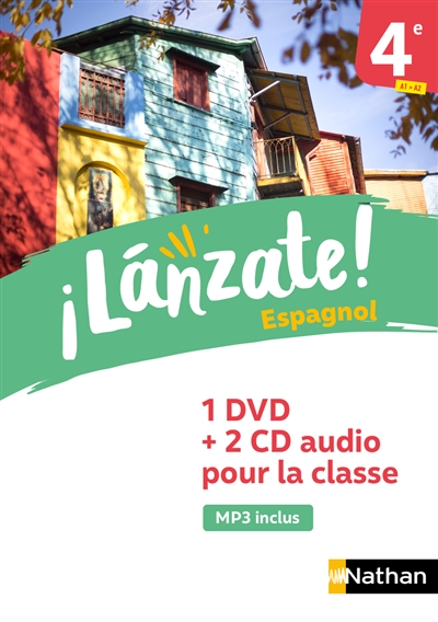 Lanzate ! espagnol 4e, A1-A2 : 1 DVD + 2 CD audio pour la classe : MP3 inclus
