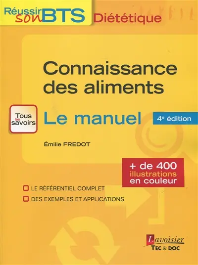 Connaissance des aliments : le manuel