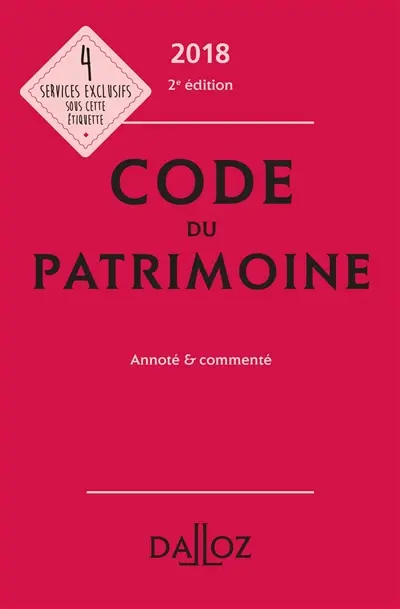 Code du patrimoine 2018