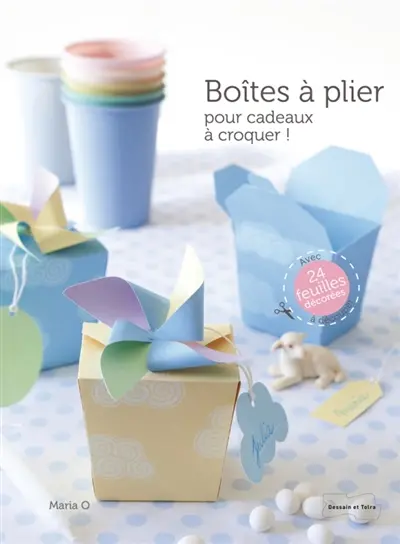 Boîtes à plier pour cadeaux à croquer !