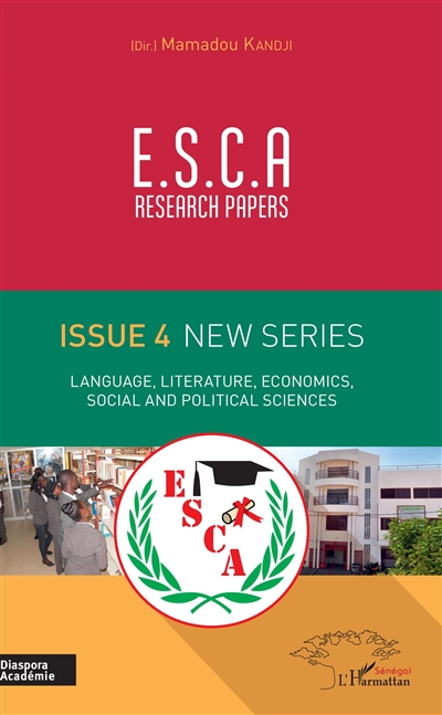 ESCA research papers : issue 4 new series : language, literature, economics, social and political sciences