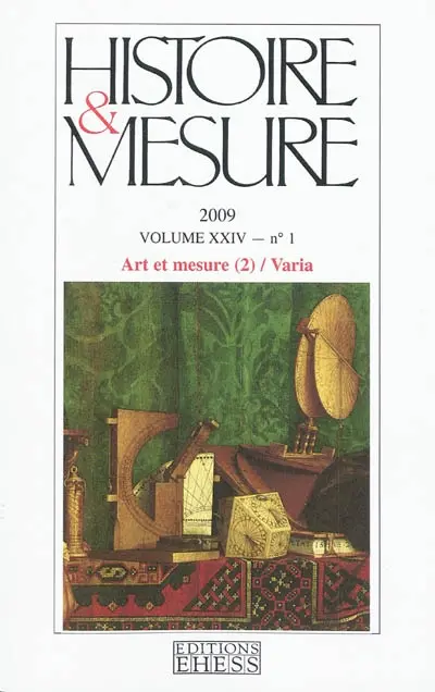 Histoire & mesure, n° 24-1