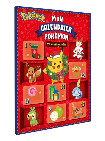 Pokémon : mon calendrier de l'Avent : 24 mini-guides