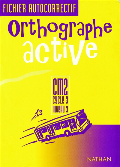 Crocolivre orthographe active CM2 : fichier autocorrectif