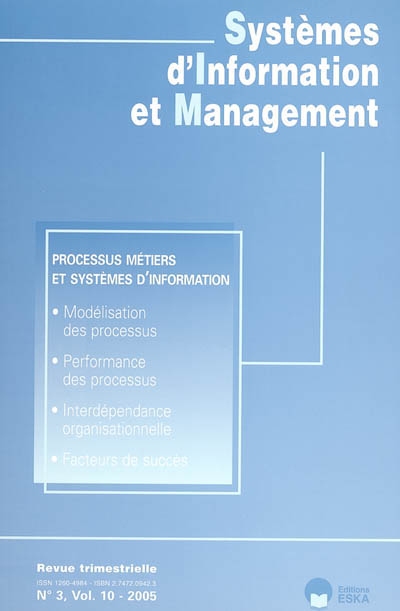 Systèmes d'information et...
