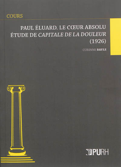 Paul Eluard, le coeur absolu : étude de Capitale de la douleur (1926)